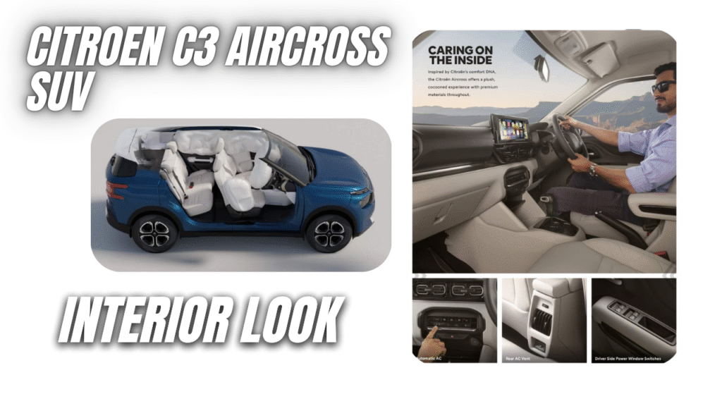 Citroen C3 Aircross SUV INTERIOR LOOK