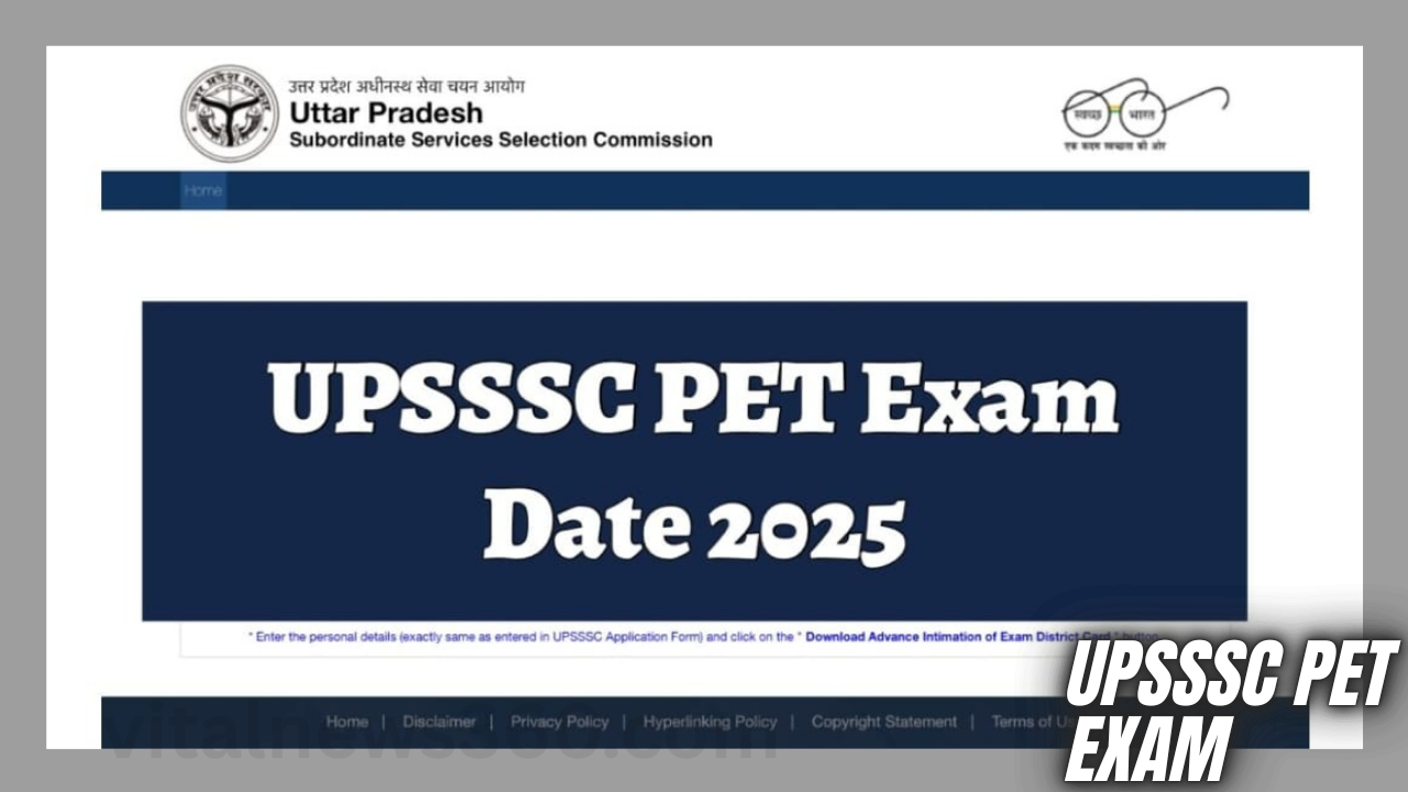 UPSSSC PET Exam