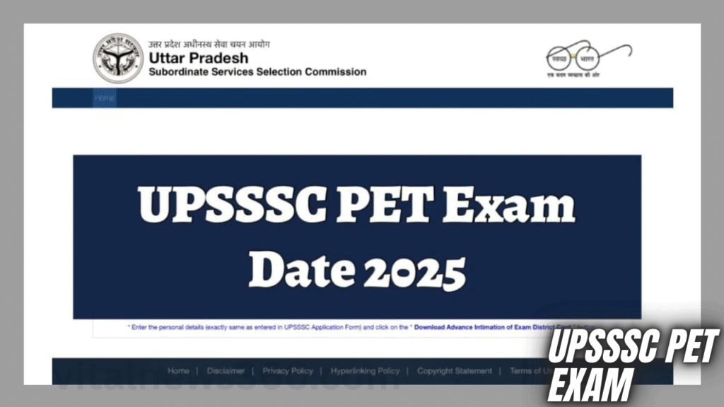 UPSSSC PET Exam
