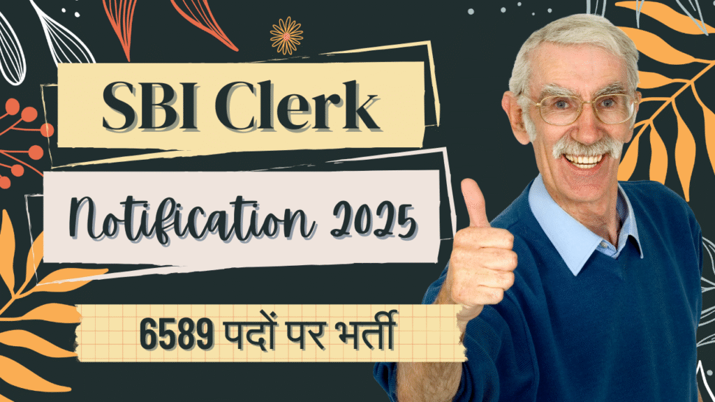 SBI Clerk Notification 2025