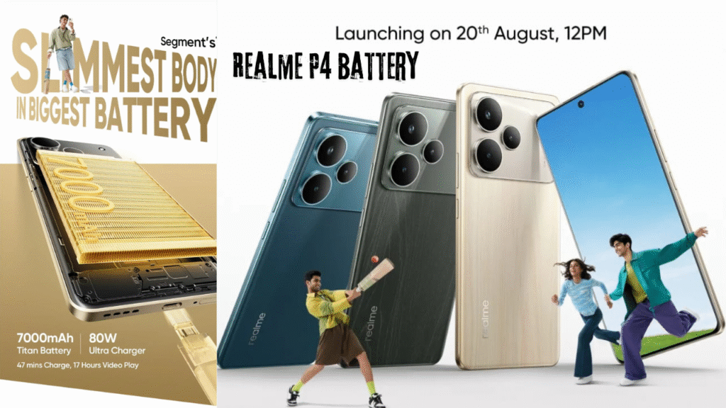 Realme P4 Battery