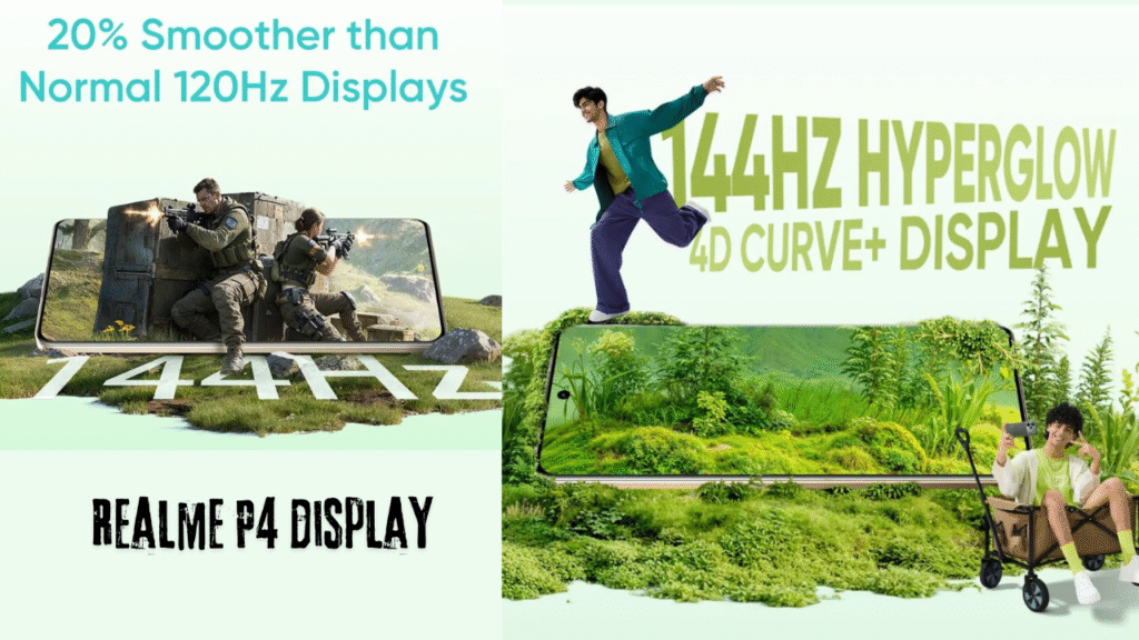 Realme P4 DISPLAY